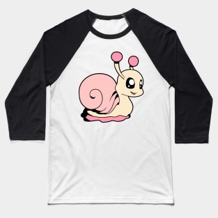 Kawaii snail Baseball T-Shirt